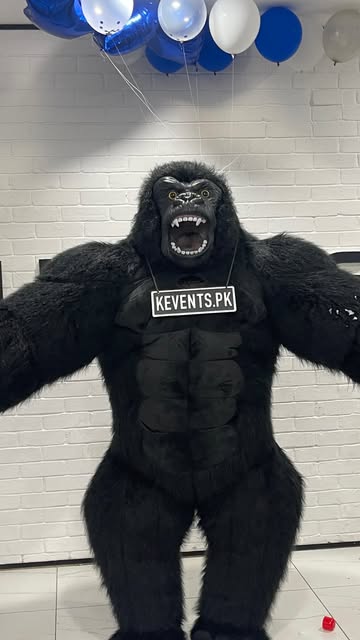K Events gorilla performer posing at an event
